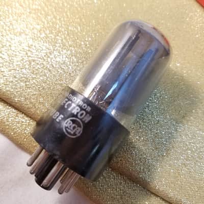RCA Matched Pair (2) 6SN7GT tNOS AT1000 TESTED Vacuum Tubes greyglass T2 dual triode 1948-1952 image 15