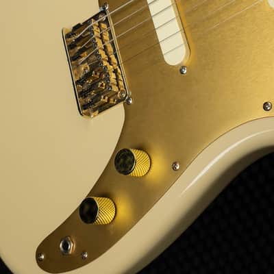 Squier Duo-Sonic 50s Desert Sand Gold Upgrade image 10