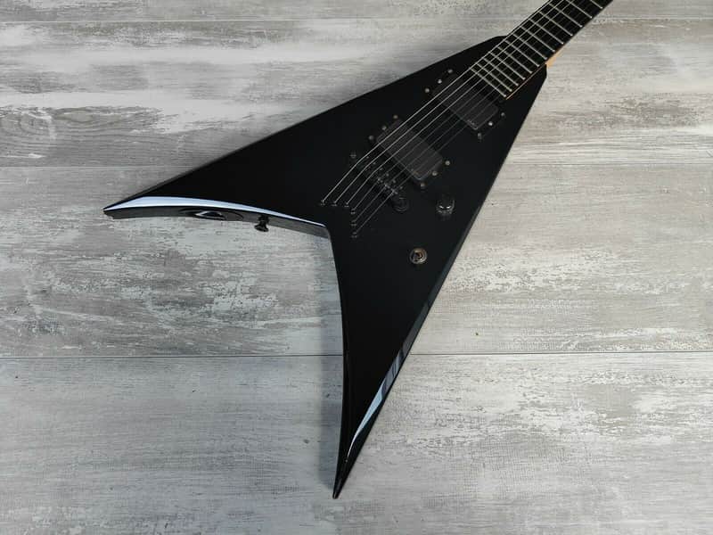 1996 Grover Jackson BBV5.8 “Black Blood” String Thru Flying V