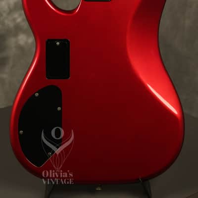 1980's Fender Contemporary Power Jazz Bass Special MIJ Candy Apple Red image 20