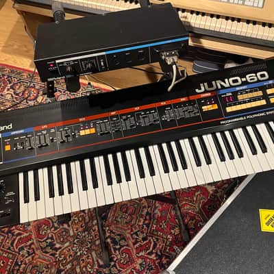 Roland Juno-60 61-Key Polyphonic Synthesizer 1982 - 1984 - Black image 21