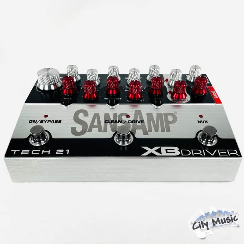 Used Tech 21 SansAmp XB Driver Bass Preamp Guitar Effects Pedal ♫ image 1