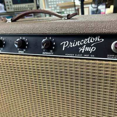 Fender Princeton 6G2 Brownface 12-Watt 1x10" Guitar Combo 1961 - 1963 - Brown image 2