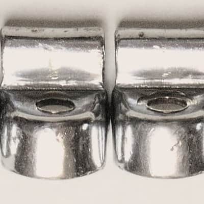 Set of (6) Slingerland Chrome Plated Brass Hoop Clips / Circa 1940s image 3