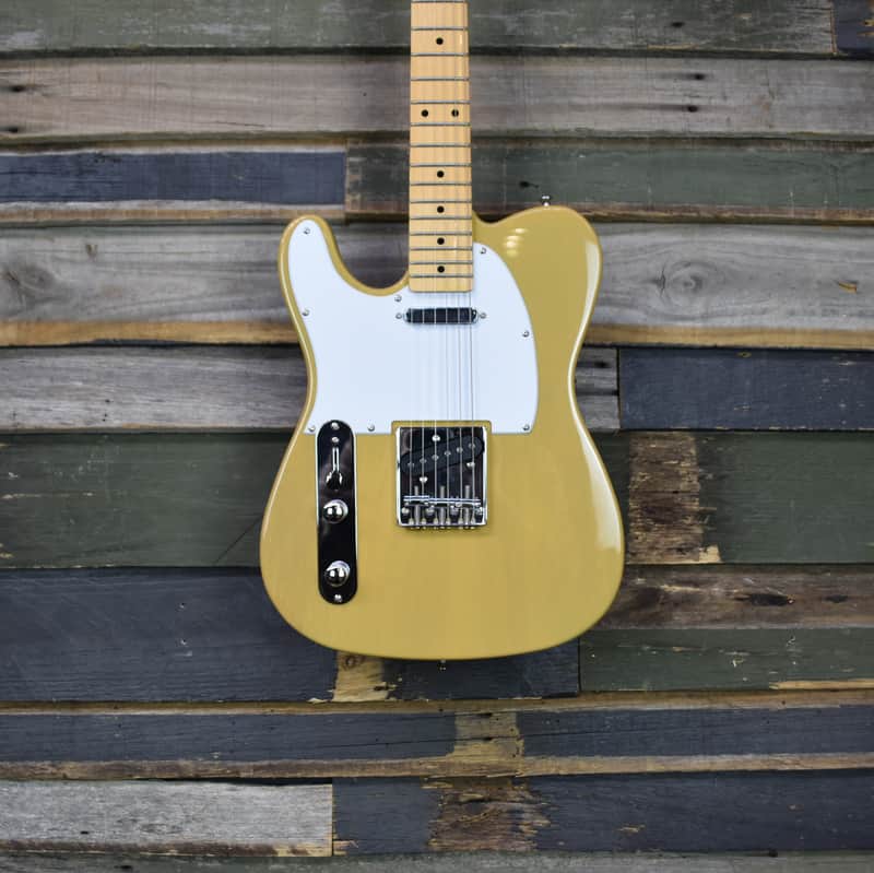 SX Vintage Series VET50 Tele Style Electric Guitar Butterscotch Blonde image 1