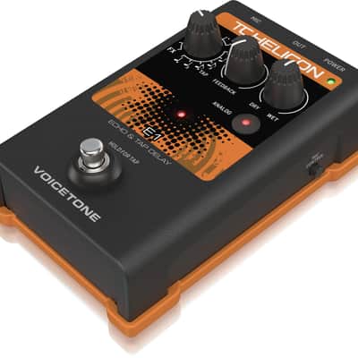 TC Helicon VOICETONE E1 Single-Button Stompbox for Compelling Vocal Echo Effects image 3