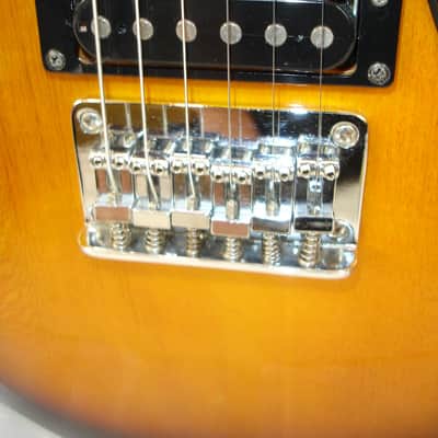 2005 Squier '51 Electric Guitar, Maple Fingerboard, Black Pickguard, Sunburst image 4
