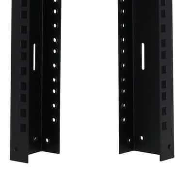 Rockville RAIL12U 12U Reversible Rack Rails With M5 Circle or Square Screw Holes image 2