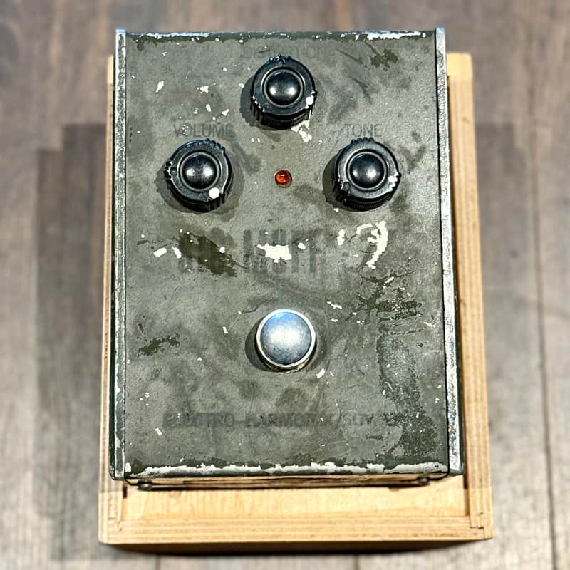 Electro-Harmonix Sovtek Tall Font Big Muff Pi 1990s w/ wood box