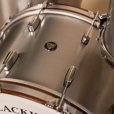 Blackwood Drum Co. Aluminum Drum Set 14x22 9x13 and 15x16 image 4