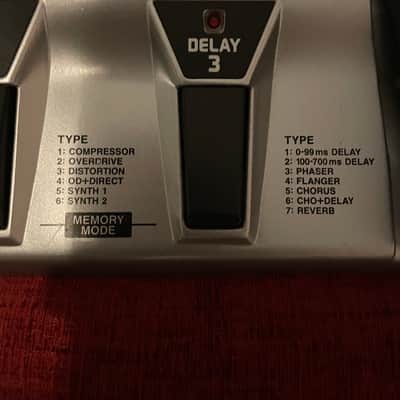 Boss ME-20B Bass Multi-Effect Unit 2007 - 2017 - Silver / Red image 5