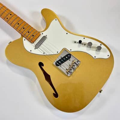 Fender Squier Telecaster Thinline '60s Classic Vibe 2022 - Aztec Gold image 2