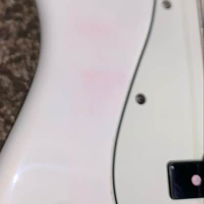 2022 fender Player Jazz Bass V with Pau Ferro Fretboard Polar White electric guitar image 6