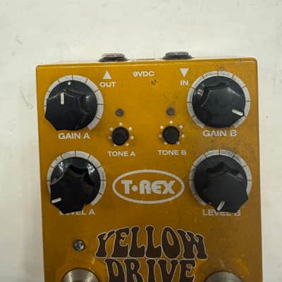 T-Rex Engineering Yellow Drive Dual Channel Distortion Guitar Effect Pedal image 2