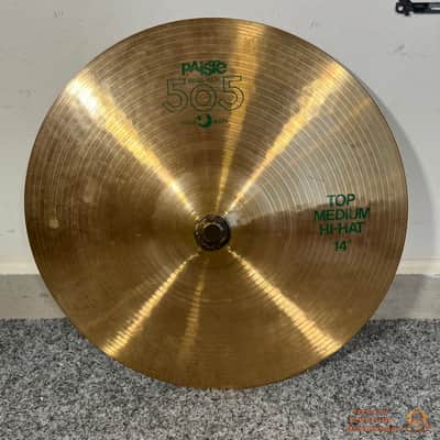 Paiste 505 14” Medium Hihat Cymbals (Green Label) image 2