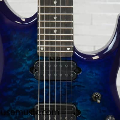 Sterling JP157D QM John Petrucci Signature DiMarzio - Cerulean Paradise image 4