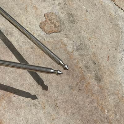 30/40's Slingerland Radio King Shur-Grip Hoop Mounted Bass Drum Spurs - Clamp On image 7