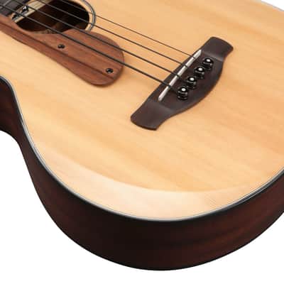 Ibanez AEGB30E-NTG Acoustic-Electric Bass Guitar - Natural Gloss (AEGB30ENTG) image 8