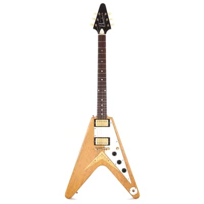 Banker Custom 58 Spec V Korina Natural Lightly Aged w/OX4 Gold Beano PAF Pickups & Brazilian Rosewood Fingerboard image 4