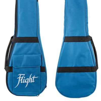 Flight VANGUARD TENOR TBK Rock Series Flamed Maple Top Mahogany Neck 4-String Electric Ukulele w/Padded Gig Bag image 11