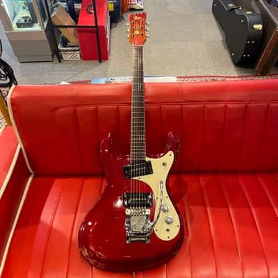 Mosrite 1966 The Ventures Model Mark I Matching Head Metallic Red (06/05) image 4