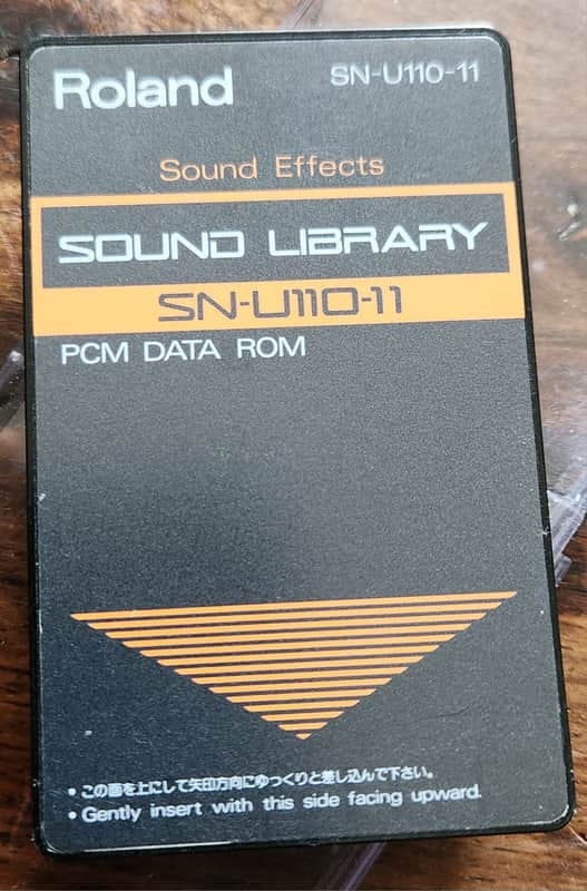 Roland SN-UII0-11 Sound Library PCM Card 1990s Japan image 1