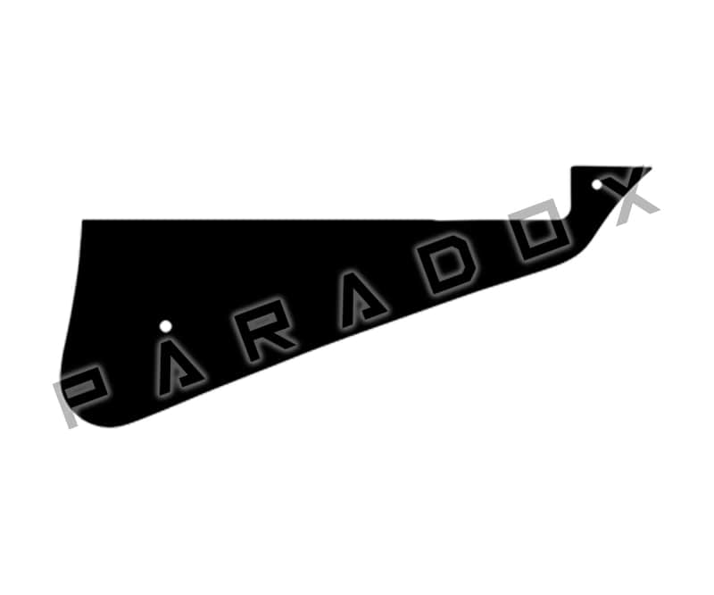 Custom Pickguard For 1957 - 1961 Made in America Gibson Les Paul Custom 3-Pickup "Black Beauty" - Black/Orange/Black .090" image 1