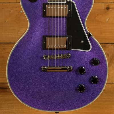 Epiphone Inspired By Gibson Custom Les Paul Custom - Amethyst Sparkle Bild 1