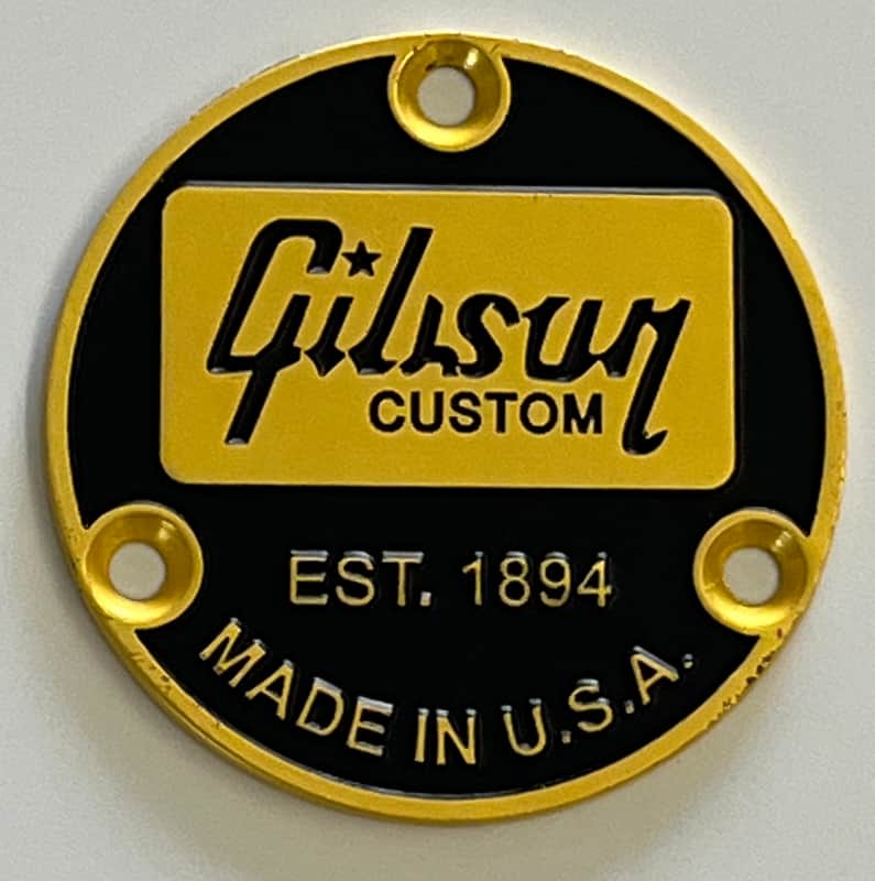 Metal Gold EST-1894 Guitar Toggle Switch Back Plate Cover for Les Paul Guitars image 1