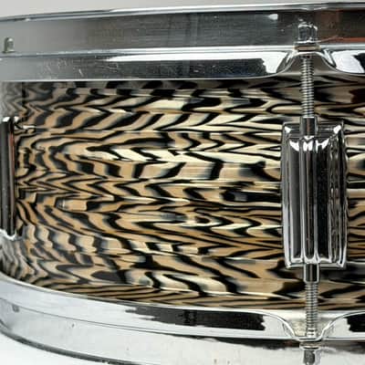 Rogers 5x14" Luxor Cleveland-Era Snare Drum - Black Onyx #7517 image 10
