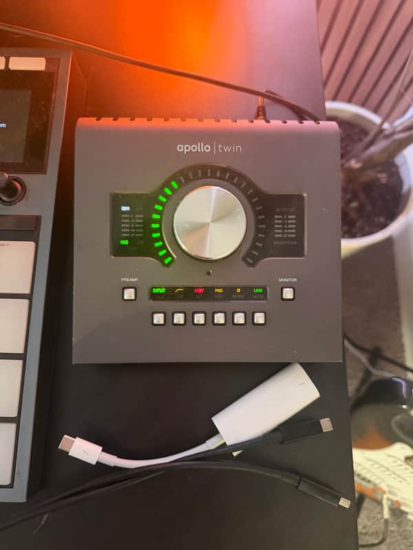 Universal Audio Apollo Twin QUAD MKII Thunderbolt Audio Interface 2010s Dark Grey image 1