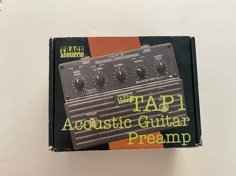 Trace Elliot TAP-1 Acoustic Guitar Preamp Direct Box Guitar Effect Pedal + Box image 1