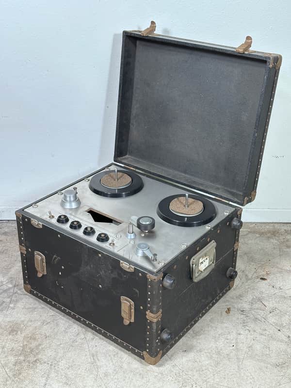 Ampex 350 / 351 Reel To Reel Transport Magnetic Tape Recorder w/ Original Case image 1
