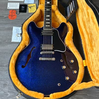 Gibson ES-335 1964 Historic Brunswick Blue Sparkle image 2