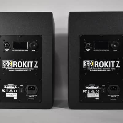 KRK Rokit RP7 7" Active Studio Monitor Pair Black image 4