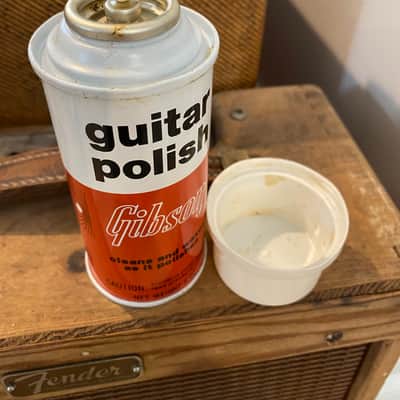Vintage Can of Gibson Guitar Polish  1960s Es-335 Les Paul image 3