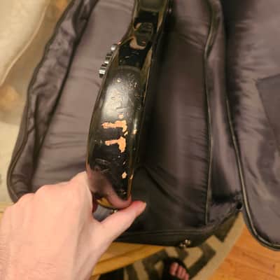 1978 Ibanez 2609B Professional Black Eagle Double Cutaway 4-String Bass with Maple Fretboard - Black image 4