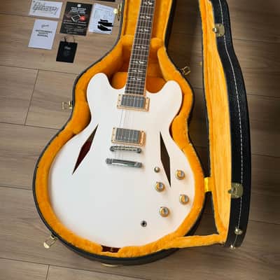 SIGNED ✍️Gibson Custom Shop White Limo Dave Grohl DG-335 Alpine White SIGNED✍️ BY DAVE GROHL 50 PIECES WORLDWIDE RARE Foo Fighters (VIDEO) image 19
