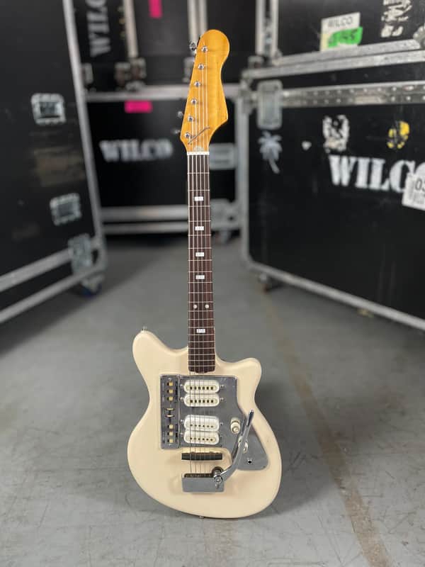 McGibney Converted Guyatone Rubberbridge, owned by Jeff Tweedy