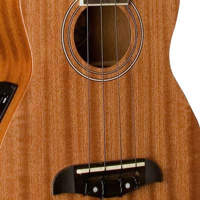 Oscar Schmidt OU2E All Mahogany Concert Size 4-String Acoustic-Electric Ukulele image 3