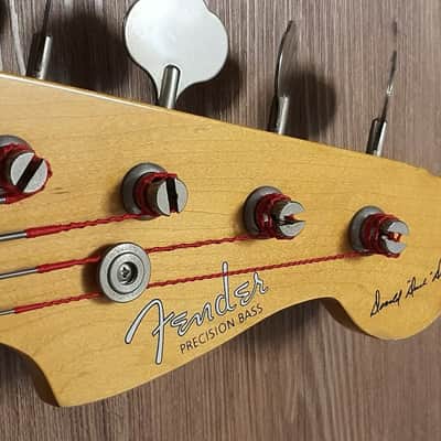 Fender Duck Dunn Signature Precision Bass - 1998 CIJ Limited Edition - Metalic Candy Red image 3