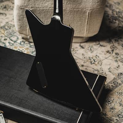 Gibson Custom Explorer Custom-Ebony w/Ebony Fingerboard & Gold Hardware image 7
