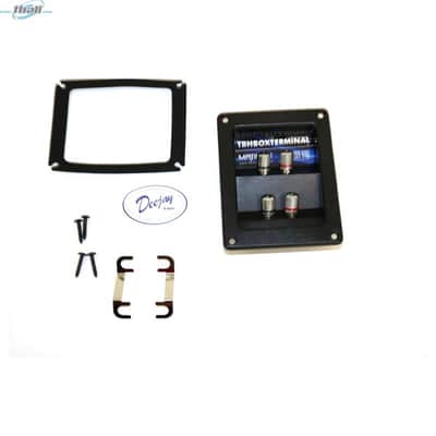 Deejay LED - TBHBOXTERMINAL - Bi-Amp Speaker Terminal Binding Post - Nickel image 3