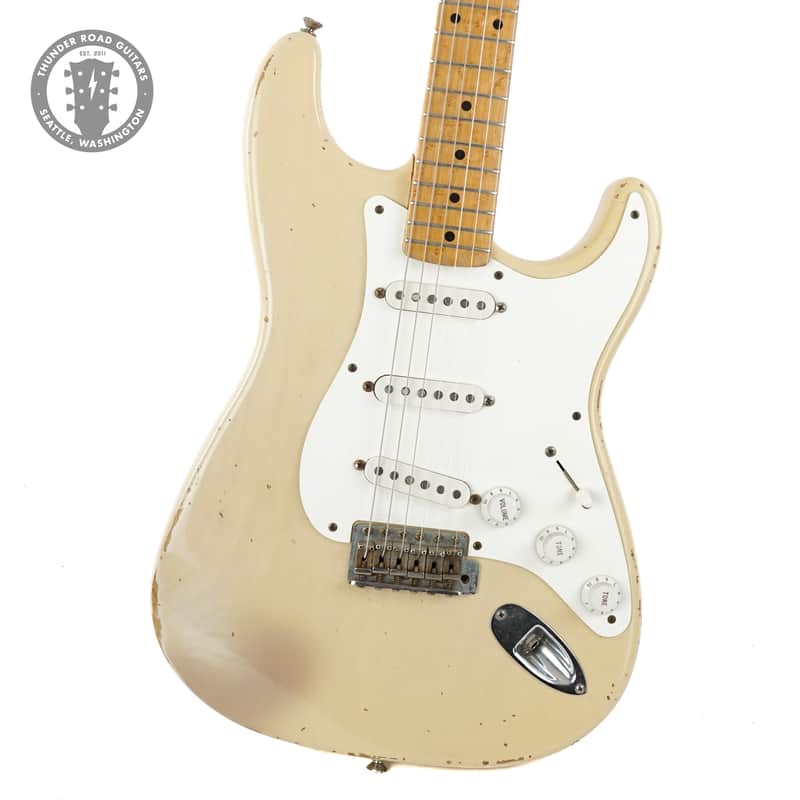 1999 Fender Custom Shop 1950's Stratocaster Cunetto Relic Blonde image 1