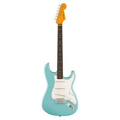 Used Fender Eric Johnson Stratocaster - Tropical Turquoise w/Rosewood FB image 2