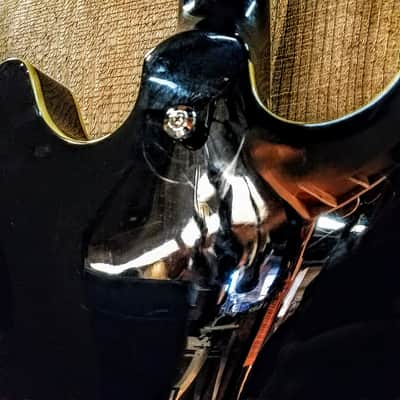 Yamaha SA500 Semi-Hollow 335 Style Electric Guitar Black 2005-2007 image 8