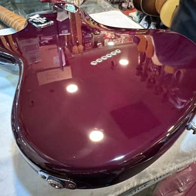 Ernie Ball Music Man BFR Baritone Stingray 2024 - Oxblood image 16