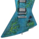 Schecter E-1 Electro Resin Electric Guitar - Yellow Electro Resin/Natural