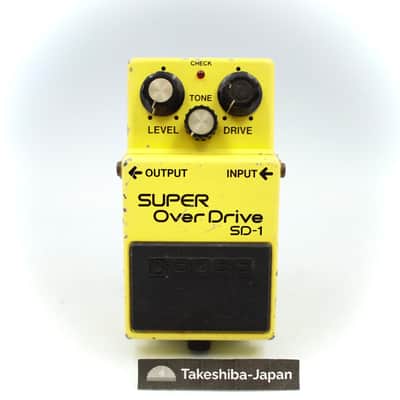 Boss SD-1 Super Overdrive 1981 - 1988 Made In Japan | Reverb