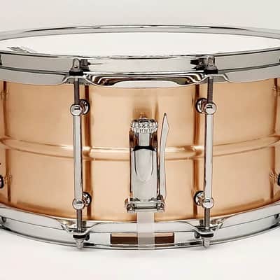 Udrum 6.5x14" Vintage Bronze Snare 2021 Clear Lacquer image 2